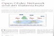 RECHT Open Glider Network und der Datenschutz