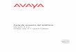 Guía de usuario del teléfono - Avaya