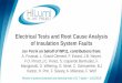 Electrical Tests and Root Cause Analysis of Insulation 
