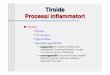 Tiroide Processi inﬁammatori - Benvenuto