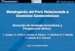 Metalogenia del Perú Relacionada a Dominios Geotectónicos
