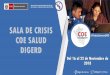 SALA DE CRISIS COE SALUD - Centro Nacional de 