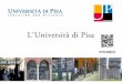 L’Università di Pisa