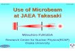 APAC2007 THZH102 Use of Microbeam at JAEA Takasaki