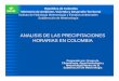 ANALISIS DE LAS PRECIPITACIONES HORARIAS EN COLOMBIA