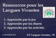 Ressources en Langues Vivantes