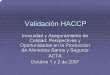 Verificación y Validación HACCP con Herramientas Predictivas
