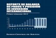 REPORTE DE BALANZA DE PAGOS Y POSICIÓN DE INVERSIÓN 