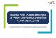 MESURES POUR LA PRISE EN CHARGE - CPias Ile-de-France