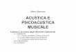 ACUSTICA E PSICOACUSTICA MUSICALE
