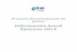 Información Anual Ejercicio 2014 - finanzas.guanajuato.gob.mx
