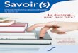 Savoir(s) n°22, magazine d'information de l'Université de 