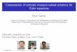 Computation of entropic measure-valued solutions for Euler 