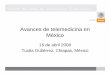 Avances de telemedicina en México - CUDI