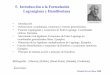 5. Introducción a la Formulación Lagrangiana y Hamiltoniana