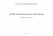 CIB Business Online fájlformátumok