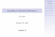 Equilibrium Statistical Mechanics - Boston University