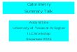 Calorimetry Summary Talk