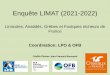 Enquête LIMAT (2021-2022)