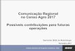 Comunicação Regional no Censo Agro 2017 Possíveis 