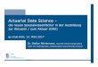 Actuarial Data Science