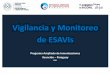Vigilancia y Monitoreo de ESAVIs - vacunate.gov.py