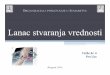 Vezbe 6 Lanac stvaranja vrednosti - University of Belgrade