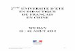 niversité d’été en didactique du français en Chine Page 1 