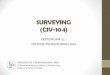 SURVEYING (CIV-104)