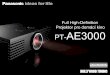 Full High-Definition Projektor pro domácí kino PT-AE3000