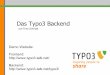 Das Typo3 Backend - THM