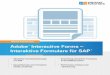 Adobe Interactive Forms Interaktive Formulare in SAP