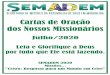 Cartas de Oração dos Nossos Missionários