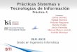 Prácticas Sistemas y Tecnologías de Información