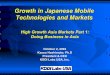 Growth in Japanese Mobile Technologies and Markets