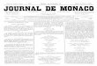 ET- UNIÈME ANNEE — N° JOURNAL II E ... - Journal de Monaco