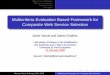 Multicriteria Evaluation Based Framework for Composite Web
