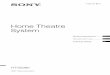 Home Theatre System - Sony DE