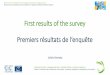 First results of the survey Premiers
