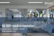 Electrolux Professional AB presentation Q2 2021