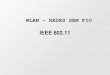 WLAN - REDES SEM FIO IEEE 802