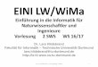 EINI LW/WiMa - TU Dortmund