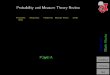 Probability and Measure Theory Review