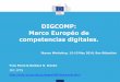 DIGCOMP: Marco Européo de competencias digitales