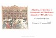Algebra, Aritmetica e Geometria nel Medioevo islamico VIII 