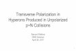 Transverse Polarization in Hyperons Produced in 