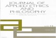 JOURNAL OF APPLIED E丁日ICS AND PHILOSOP Y
