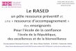 PERSONNE RESSOURCE CAPPEI PARCOURS RASED Le RASED