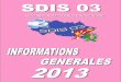 Informations générales 2013