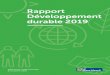 Rapport Développement durable 2019 - Ville du Blanc-Mesnil